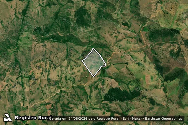 Imagem de satélite de FAZENDA CONJUNTO INDEPENDÊNCIA - Parcela 1 em Jucuruçu - BA
