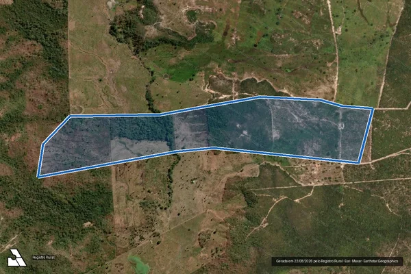Imagem de satélite de FAZENDA RETIRO - DATA CANDEIAS - 001 em São Raimundo das Mangabeiras - MA