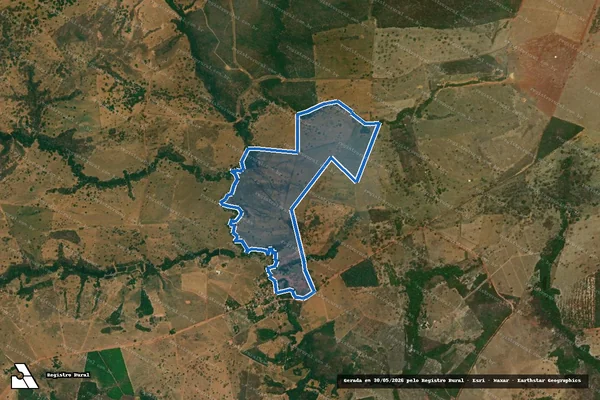 Imagem de satélite de Fazenda Recanto das Águias - Parte 1 em Barra do Garças - MT