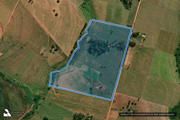 Imagem de satélite de Projeto de Assentamento Areia Branca - Projeto de Assentamento Areia Branca - Lote_43 em Marabá Paulista - SP