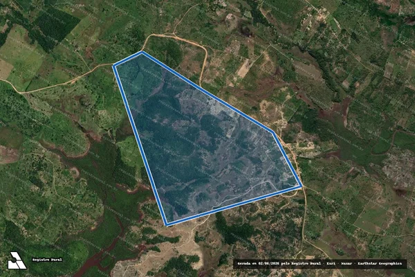 Imagem de satélite de FAZENDA BIRIBA - Parte 1 em Estância - SE