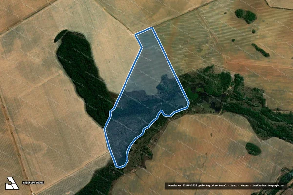 Imagem de satélite de FAZENDA COSTA DO SOL - 001 em Silvanópolis - TO