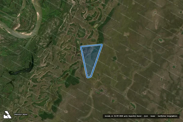 Imagem de satélite de Fazenda Paraiso do Sucuruina - Parte 6 em Novo Santo Antônio - MT
