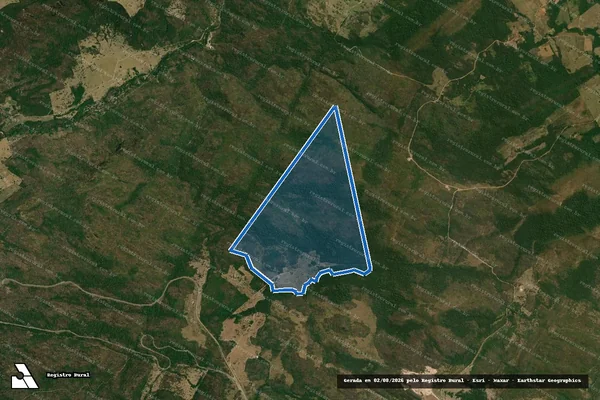 Imagem de satélite de Fazenda Bigorna e Estiva Parte A - Parte 1 em Santo Antônio de Leverger - MT