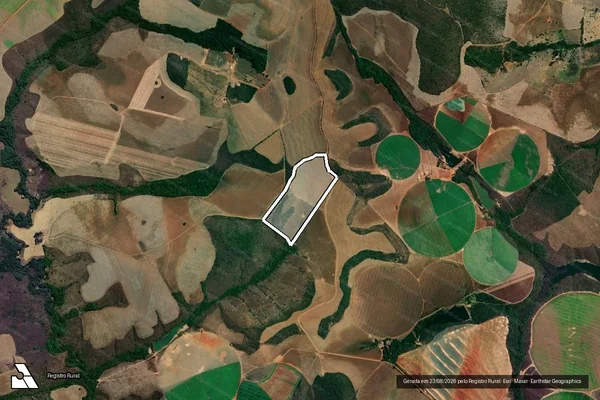 Imagem de satélite de FAZENDA SÃO JOSÉ DA SOLEDADE DEN. FAZ. SPRICIGO II em Cristalina - GO