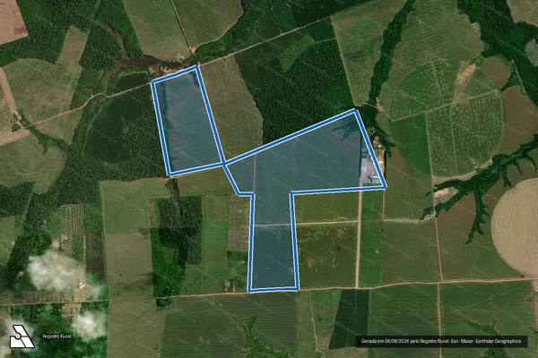 Imagem de satélite de FAZENDA FLORESTA - Parte 1 em Tailândia - PA