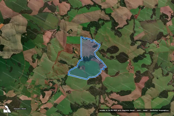 Imagem de satélite de Fazenda Oliveira - Parte 1 em Dois Irmãos das Missões - RS