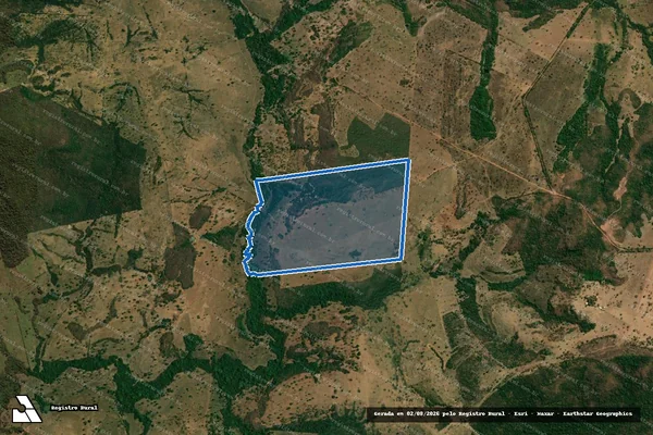 Imagem de satélite de FAZENDA FLOR DA SERRA 1234 - 1234 em Poxoréu - MT