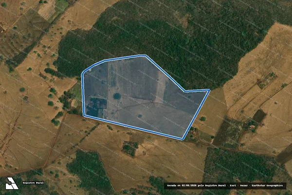 Imagem de satélite de LOTE 51 - Projeto de Assentamento Nova Piedade Barreiro - Parte 1 em Gurinhatã - MG