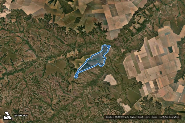 Imagem de satélite de FAZENDA BURITI COMPRIDO - PARTE 1 em Alto Parnaíba - MA