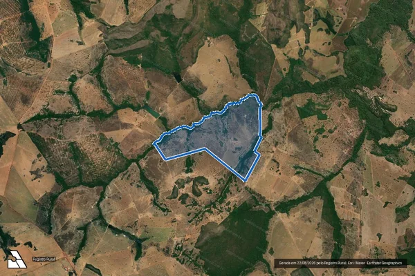 Imagem de satélite de FAZENDA SÃO PEDRO - Parte 1 em Matrinchã - GO
