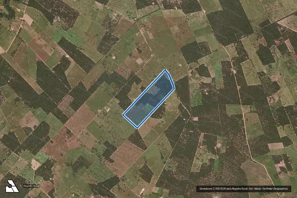 Imagem de satélite de LOTE RURAL 184 em Carinhanha - BA