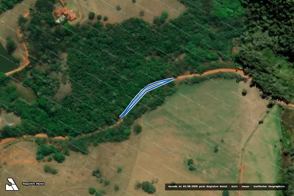 Imagem de satélite de Fazenda Morro Alto - Gleba A em Inconfidentes - MG