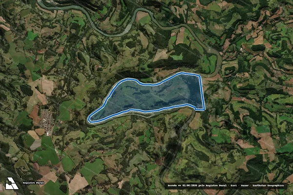 Imagem de satélite de FAZENDA CHOPIM - FAZENDA CHOPIM em Coronel Vivida - PR