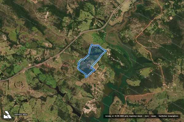 Imagem de satélite de Fazenda Santo André - Parcela 1 em Santo Antônio do Descoberto - GO