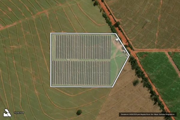 Imagem de satélite de Estância Paraná - Lote Estância Paraná - Primeira Parte - Rem-4 em Paranavaí - PR