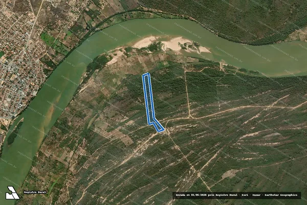 Imagem de satélite de FAZENDA ILHA_28889 - Parte 3 em Itacarambi - MG