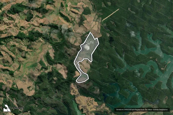 Imagem de satélite de Fazenda Horto Dionísio - Parte 3 em Dionísio - MG