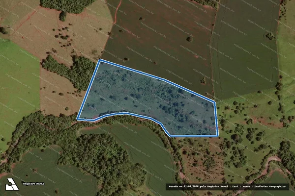 Imagem de satélite de FAZENDA FELICIDADE - Parte 5 em Jataí - GO