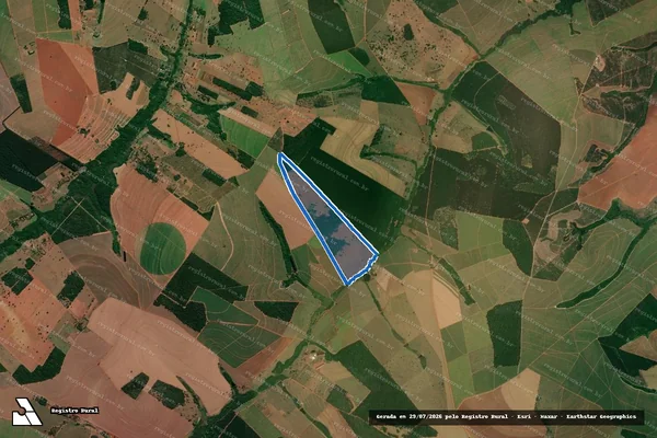 Imagem de satélite de FAZENDA SÃO JOÃO - Parte 1 em Arealva - SP