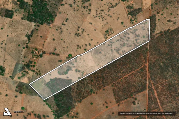 Imagem de satélite de Fazenda Jacaré - Parte 4 em Montalvânia - MG