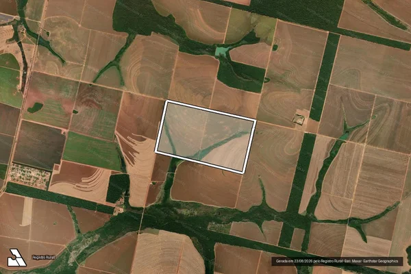 Imagem de satélite de Fazenda Paraíso - Parte 1 em Bom Jesus do Araguaia - MT