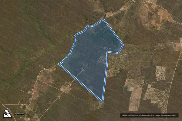 Imagem de satélite — FAZENDA TÁBUA LASCADA - Parte 2 - Pilão Arcado/BA