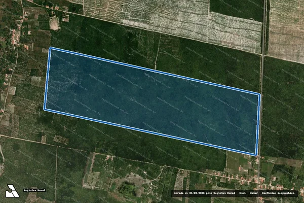 Imagem de satélite de FAZENDA VÁRZEA DO MUNDAÚ 01 - FAZENDA VÁRZEA DO MUNDAÚ 01 em Itapipoca - CE