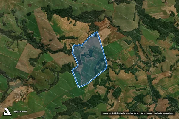 Imagem de satélite de FAZENDA SANTA MARIA - FAZENDA SANTA MARIA em Pitanga - PR
