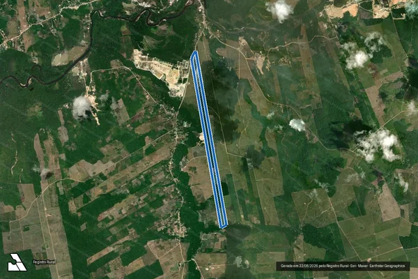 Imagem de satélite de SITIO NAZARE - Parte 2 em Capitão Poço - PA