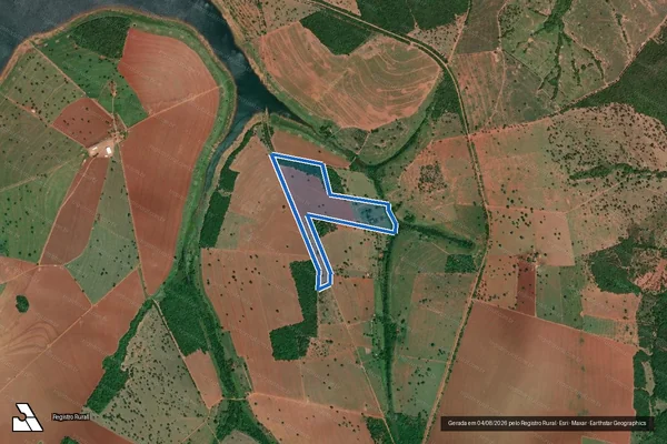 Imagem de satélite de FAZENDA CONFUSÃO, L.D.: DESCOBERTO - Parte 1 em Tupaciguara - MG