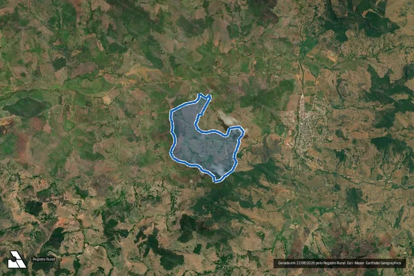 Imagem de satélite de CÓRREGO DO BOI - Parte 1 em Vargem Alegre - MG