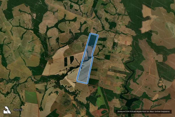 Imagem de satélite de FAZENDA SÃO FRANCISCO - FAZENDA S?O FRANCISCO em Nortelândia - MT