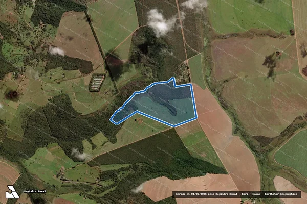 Imagem de satélite de FAZENDA COMETA - FAZENDA COMETA em Uberlândia - MG