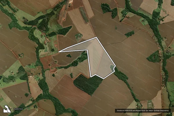 Imagem de satélite de FAZENDA SÃO TOMAZ, LUGAR CACHOEIRINHA - PARTE 2 em Rio Verde - GO