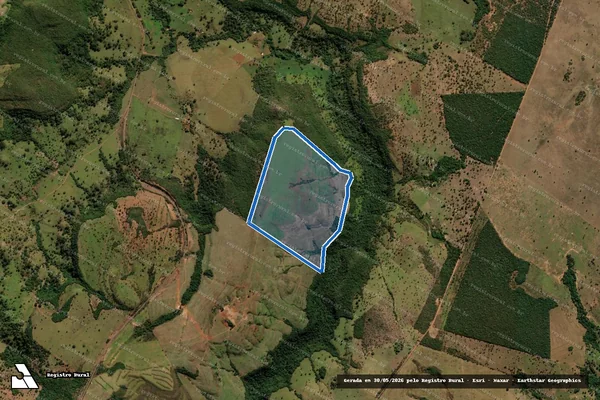 Imagem de satélite de FAZENDA BOA VISTA DOS BORGES - Gleba 02 em Amorinópolis - GO