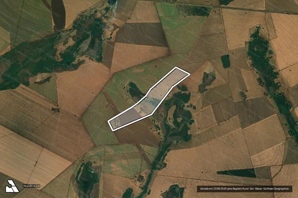Imagem de satélite de Faz. Campanha e Campo Grande / PARTE 1 em Inaciolândia - GO
