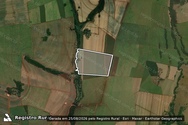 Imagem de satélite de FAZENDA SÃO SEBASTIÃO - Parte 1 em Conceição das Alagoas - MG