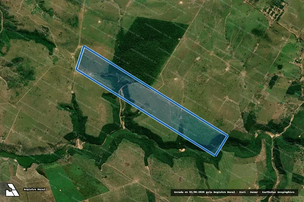 Imagem de satélite de FAZENDA MATA VERDE  - Parte 1 em Bom Jesus das Selvas - MA