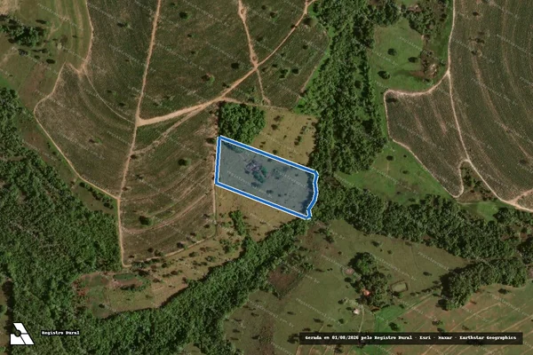 Imagem de satélite de Fazenda Onça - 002 em Jataí - GO