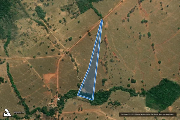 Imagem de satélite de Fazenda Riacho - 001 em Paracatu - MG