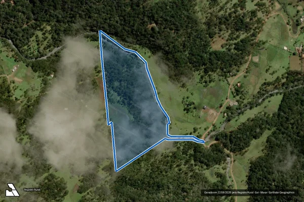 Imagem de satélite de Fazenda Santo Antonio Dos Caveiras ? Gleba 2 - 2 em Painel - SC