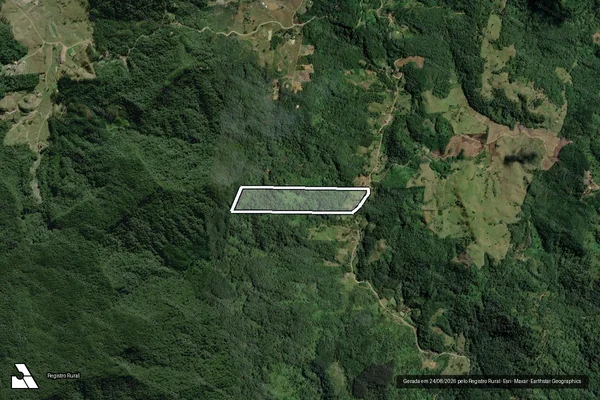 Imagem de satélite de Fazenda em Ascurra - SC