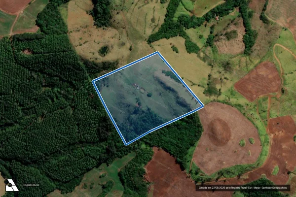 Imagem de satélite de SITIO SANTANA - Parcela 1 em Santa Maria do Oeste - PR