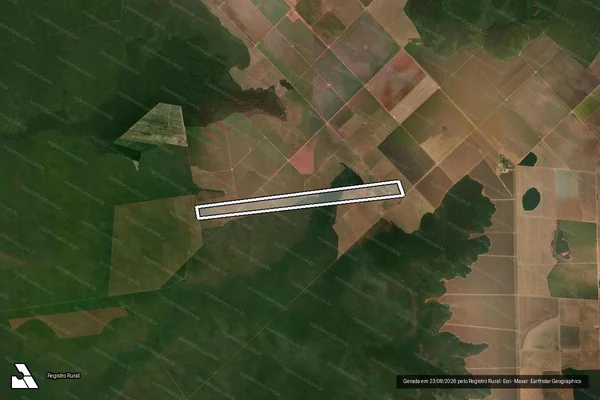Imagem de satélite de Fazenda Patricia - Parte 1 em Brasnorte - MT
