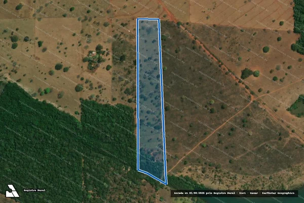 Imagem de satélite de FAZENDA SUCURI, lugar BOMBA D ÁGUA - FAZENDA_SUCURI-PARCELA03 em Caçu - GO