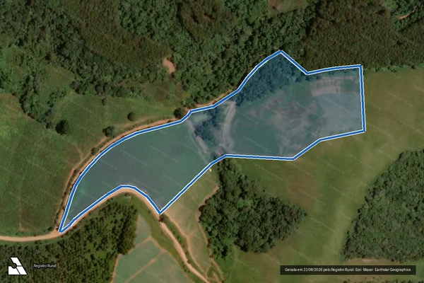 Imagem de satélite de Fazenda Rancho Alto - GLEBA 03 em Camanducaia - MG