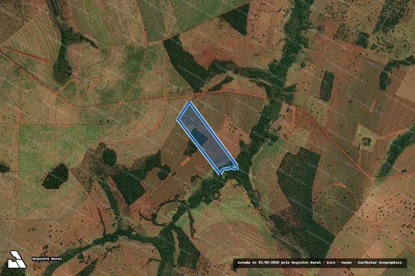 Imagem de satélite de FAZENDA DA CHÁCARA - 001 em Ituiutaba - MG