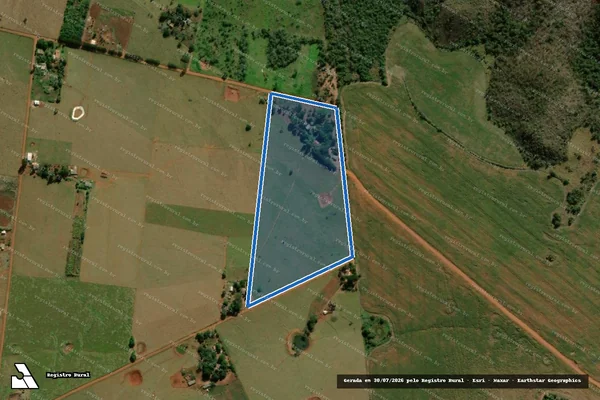 Imagem de satélite de Chácara Pé de Cedro - LOTE 10 em Bonito - MS