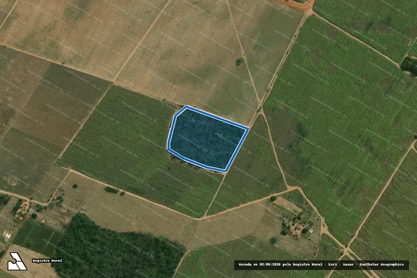 Imagem de satélite de Loteamento Reassentamento Populacional Rural Buritis - A45 - Parte 67 em Paulicéia - SP